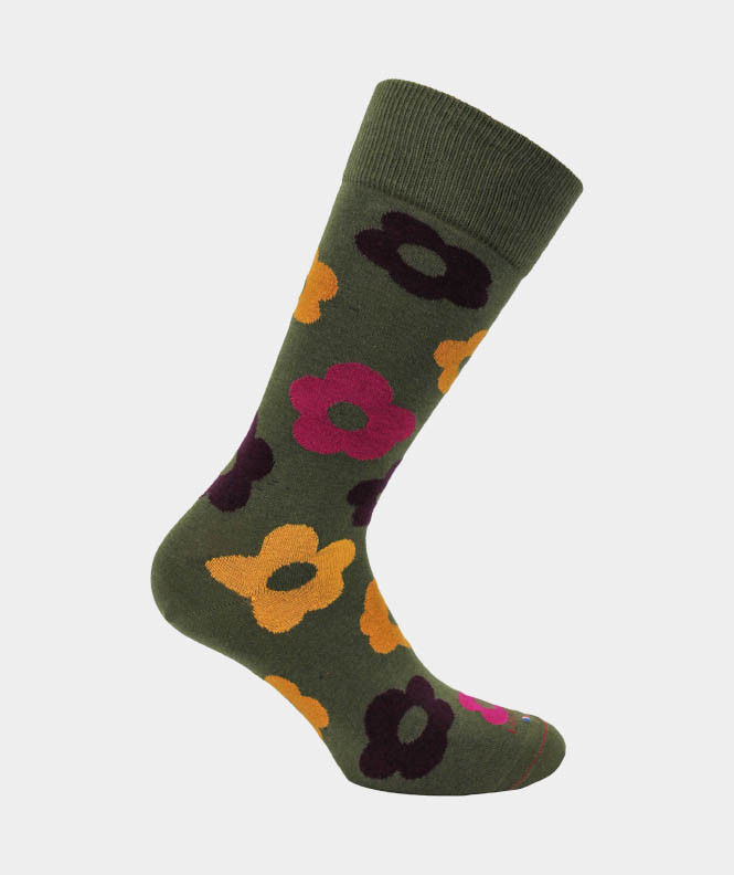 Chaussettes fleurs best sale