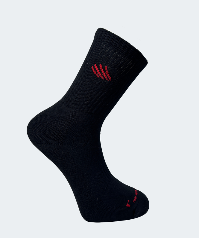 Chaussettes de sport Lifestyle Noir et Rouge Labonal Pulse